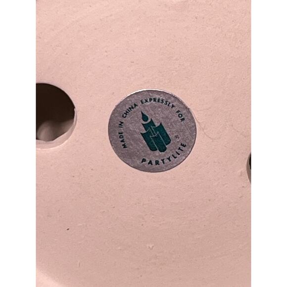 Partylite Gold Leaf Cermaic Candle Holder - P7148 - Retired -Candle not Included - Picture 5 of 7